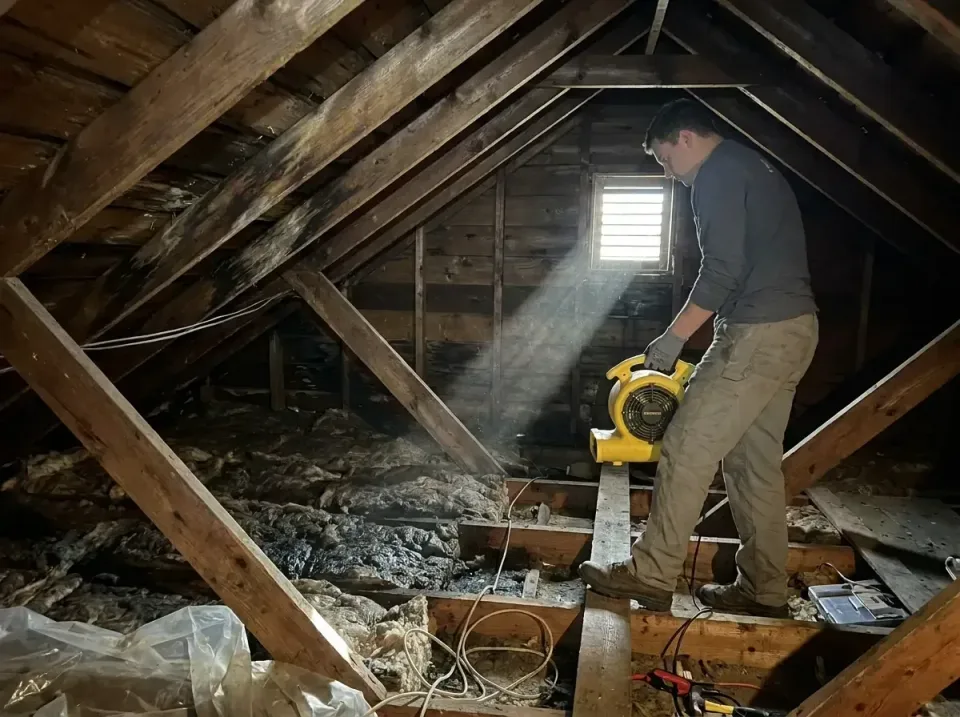 attic-water-damage-drying-proc-007 — frequently asked questions, Emergency Water Extraction & 24/7 Flood Response in Basile,…